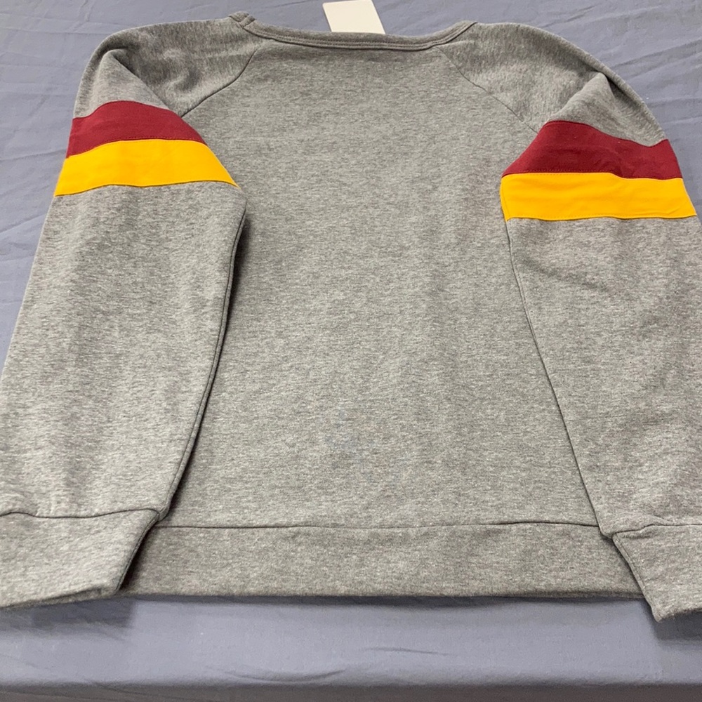 NFL Gray Sweatshirt with Red and Yellow Accents - Picture 4 of 4